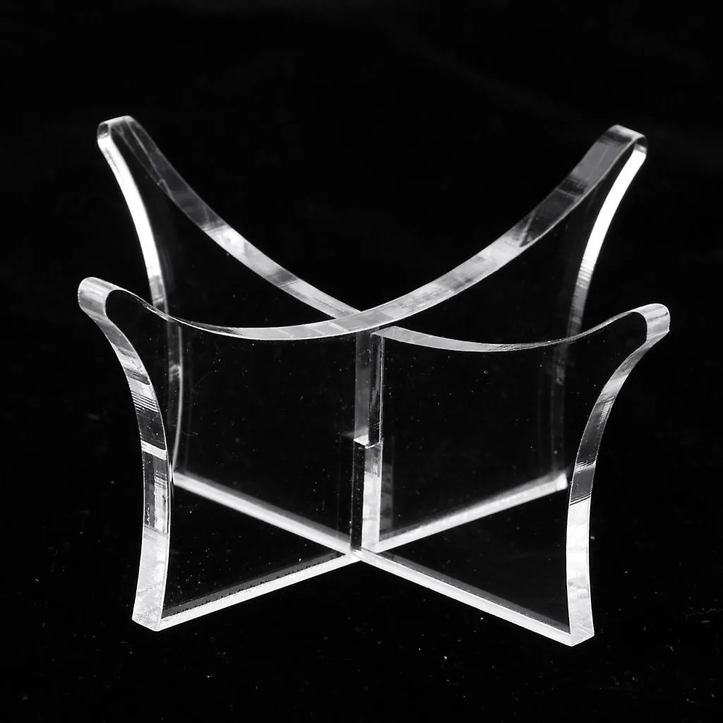 1 Pc Heavy Duty Acrylic Ball Stand Porable Display Accessories For Basketball Football Soccer Rugby Bowling Display Holder
