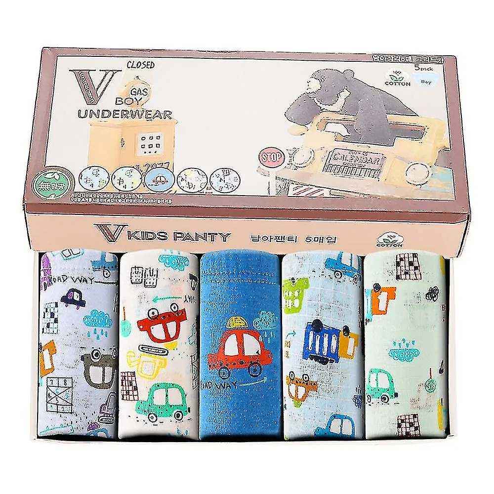 213 AñOS CHICOS 5PACK ROPA INTERIOR PANTIES CALZONCILLOS IMPRESOS