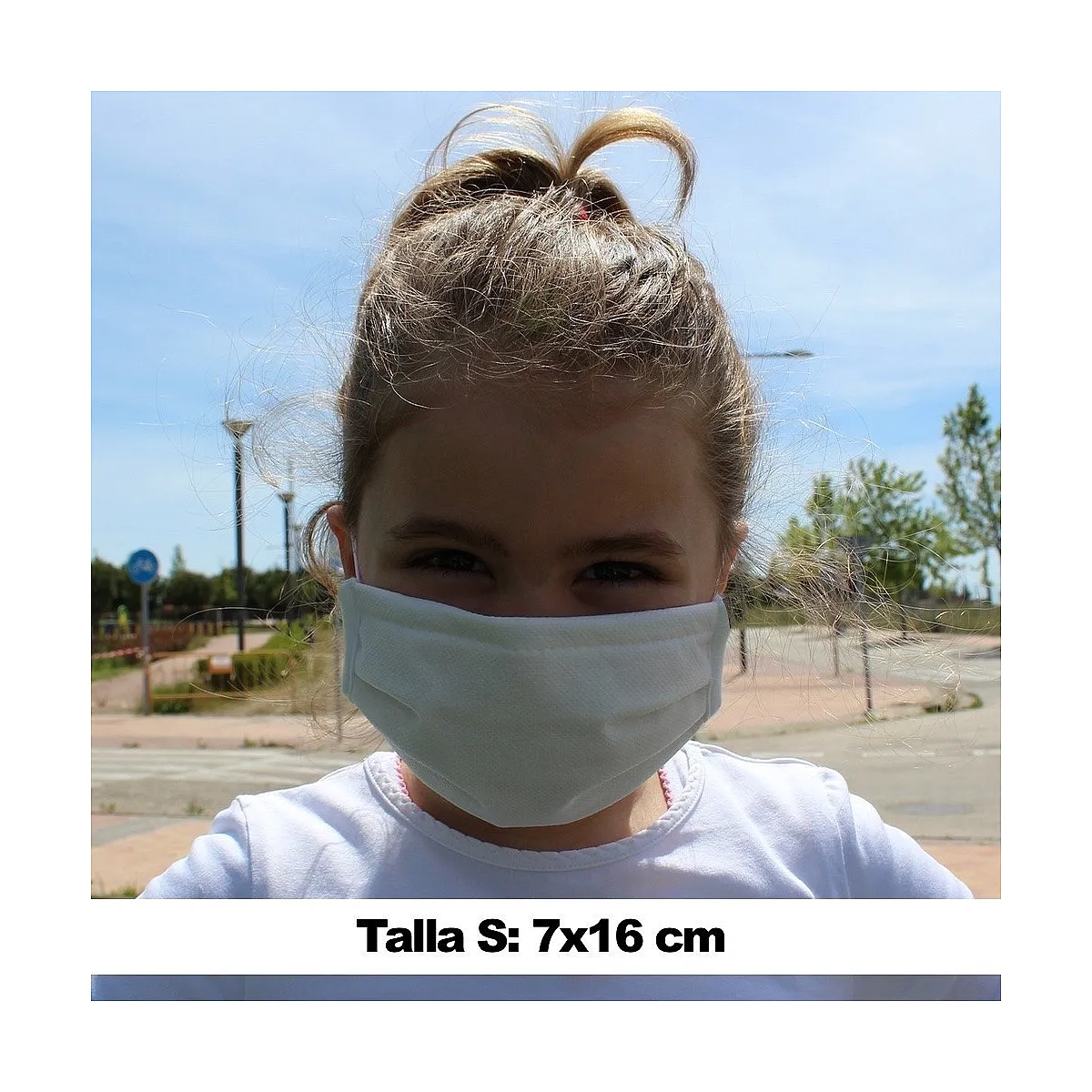 20 REUSABLE HYGIENIC MASKS FOR CHILDREN. 98% FILTRATION