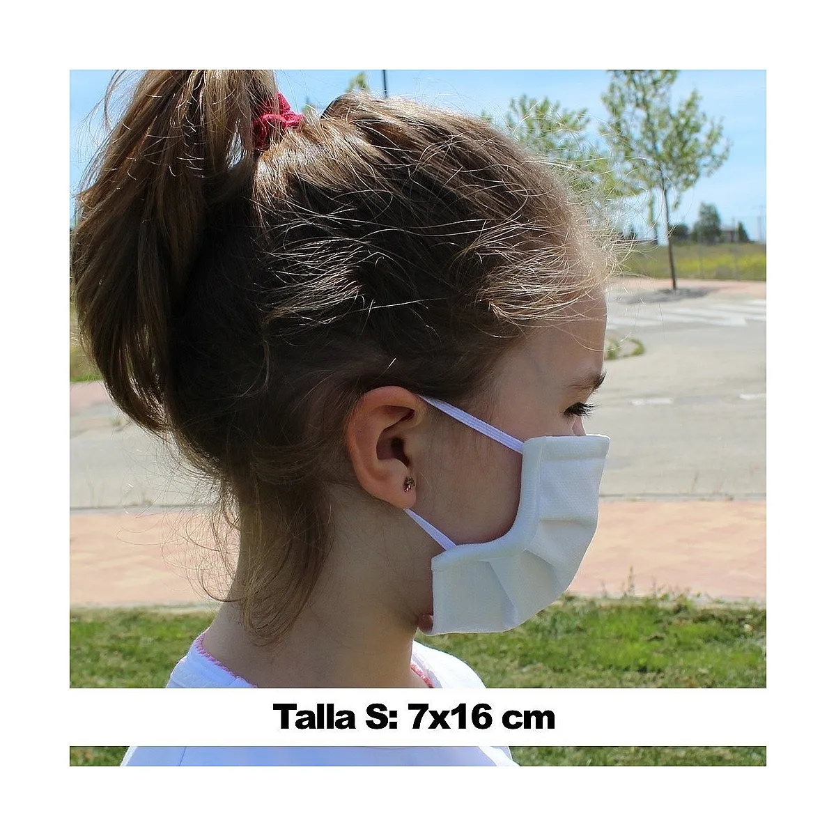 20 REUSABLE HYGIENIC MASKS FOR CHILDREN. 98% FILTRATION