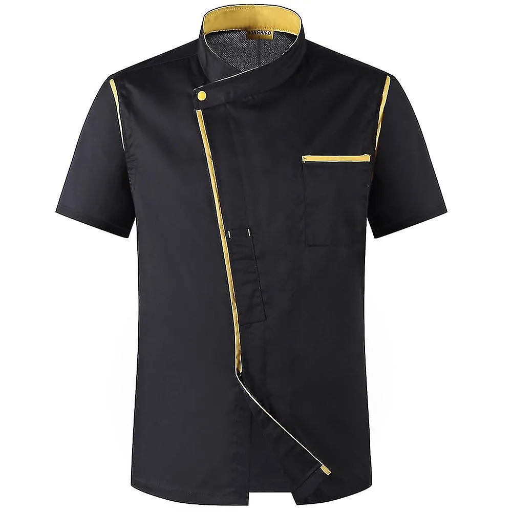 2019 Chef Jacket Hotel Uniforme del chef Manga corta Malla transpirable Ropa de trabajo Catering Restaurante Cocina Panadería Ca