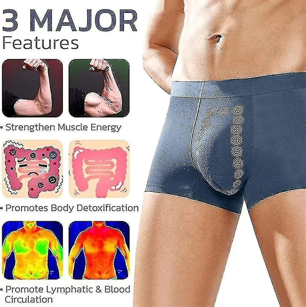 3PCS EFT ENERGYFIELDTHERAPY ROPA INTERIOR MASCULINA, TERAPIA DE CAMPO DE ENERGíA ROPA INTERIOR MASCULINA ENERGY FIELD THERAPY 