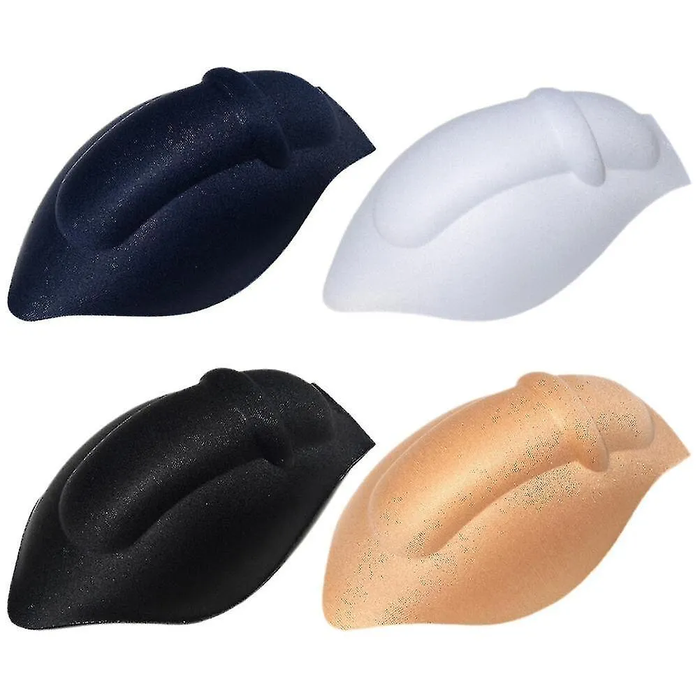 4pcs Potenciador de bultos Hombres Calzoncillo Almohadilla de bulto Esponja Ropa interior Agrandar el suministro de copa