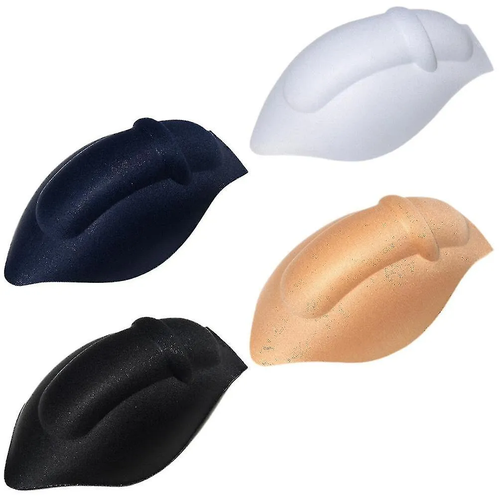 4pcs Potenciador de bultos Hombres Calzoncillo Almohadilla de bulto Esponja Ropa interior Agrandar el suministro de copa