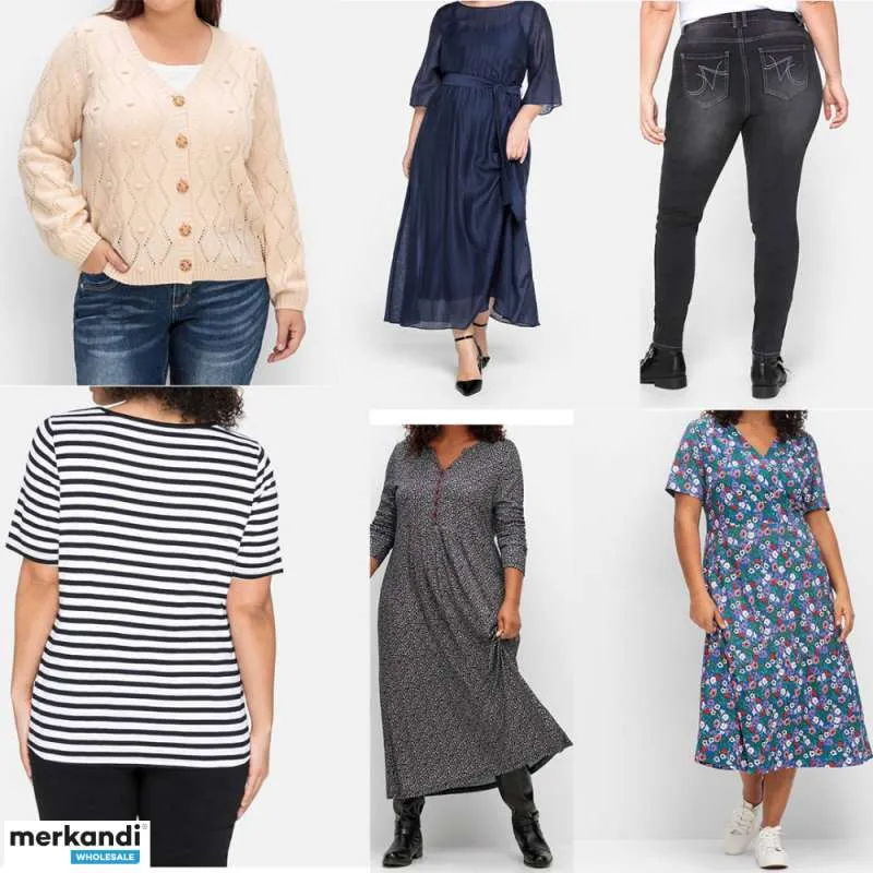 5,50 € por pieza, ropa de mujer Sheego tallas grandes, L, XL, XXL, XXXL
