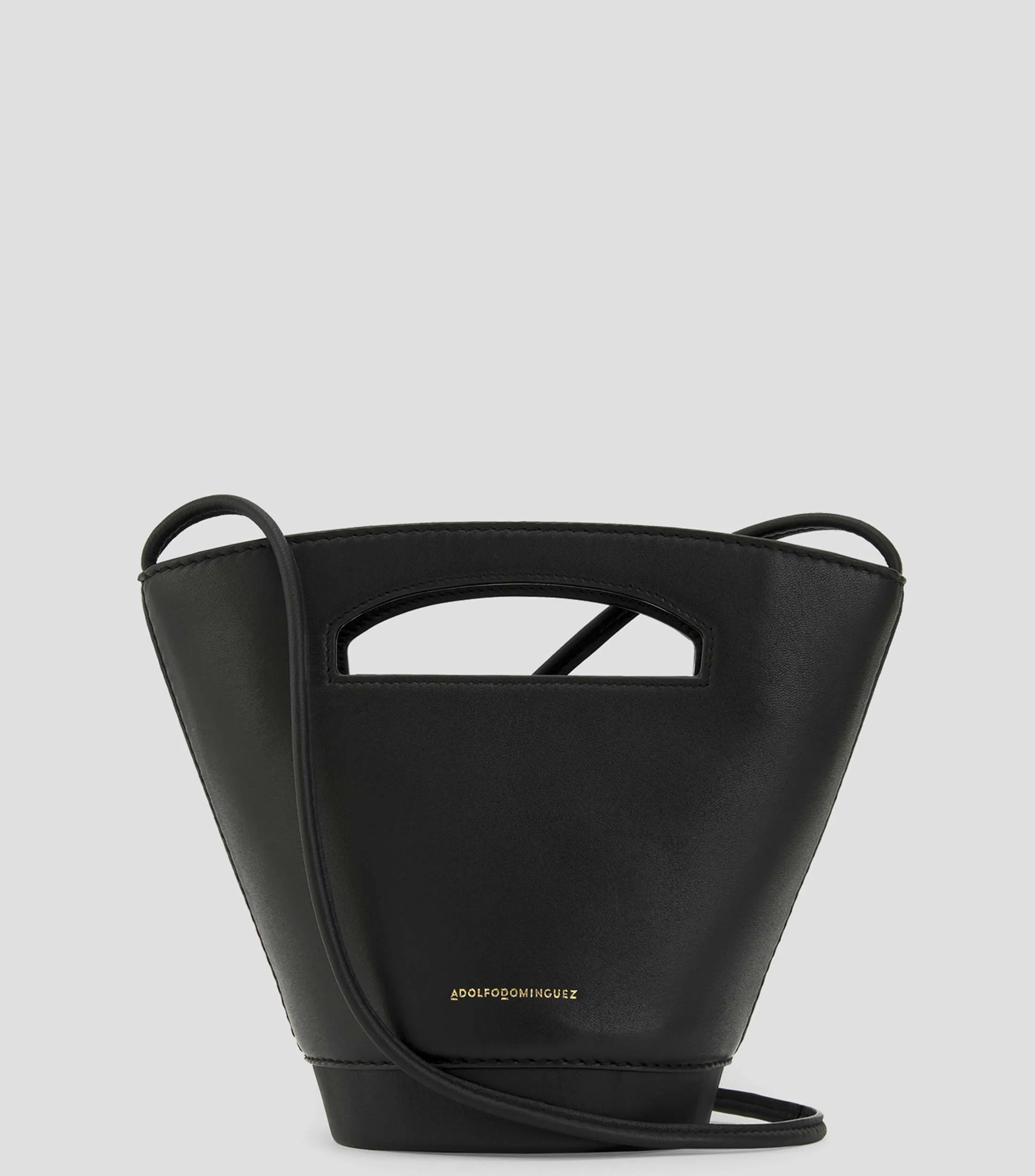 Adolfo Dominguez Bolso bucket en piel Mujer