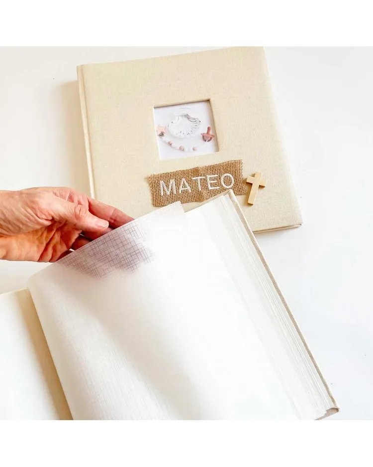 Album personalizado para un bautizo