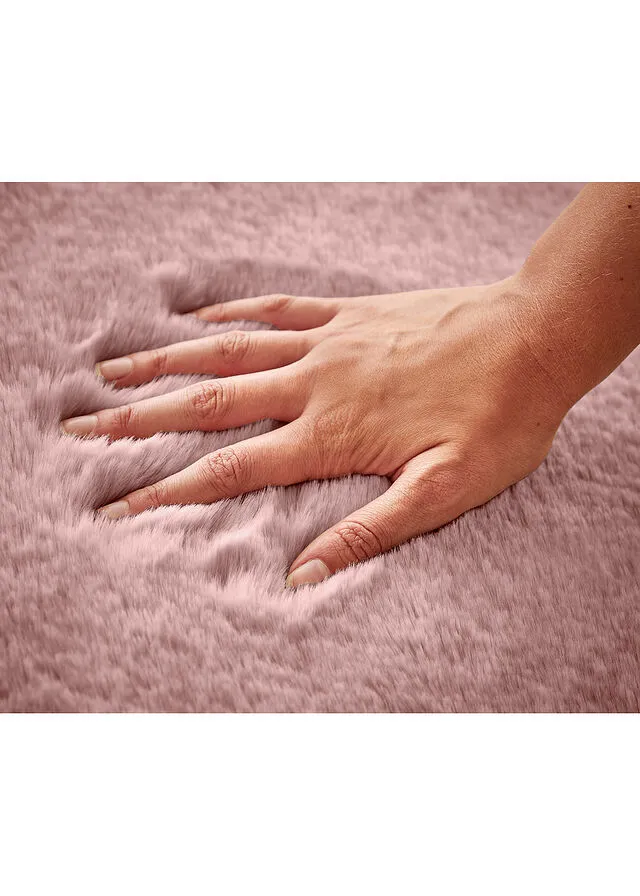 Alfombra de baño de calidad y especialmente suave Rosado