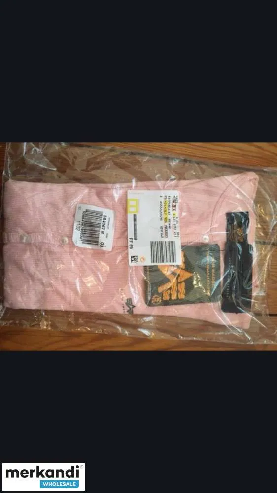 ALPHA INDUSTRIES MEZCLA DE ROPA POST 1500 PIEZAS SOLO ACEPTACIÓN TOTAL!