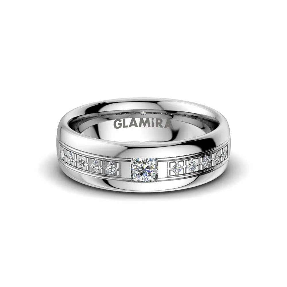 Anillo de boda Bright Life 6mm