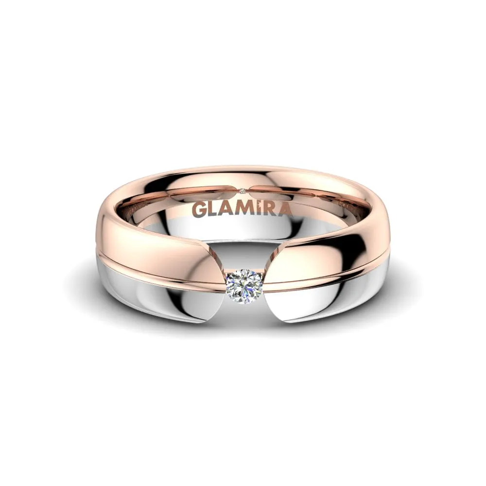 Anillo de boda Bright Nature 6 mm