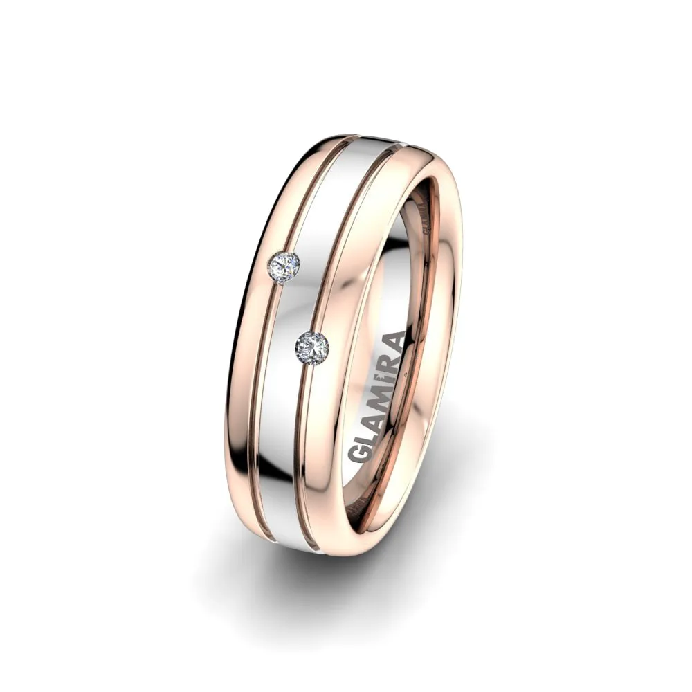 Anillo de boda Charming Fate 6mm