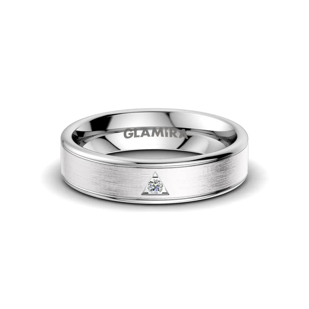 Anillo de boda Elegant Reflection 5 mm