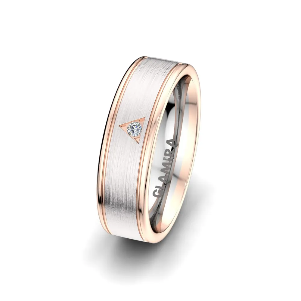 Anillo de boda Elegant Reflection 6 mm
