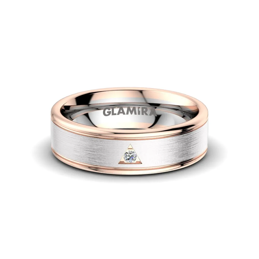 Anillo de boda Elegant Reflection 6 mm