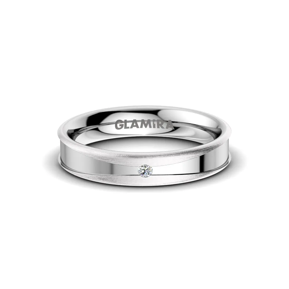 Anillo de boda Heavenly Blaze 4 mm