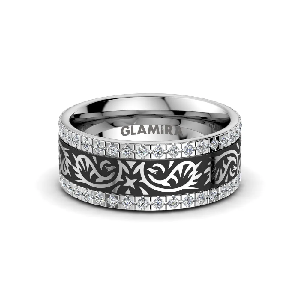 Anillo de boda Noble Structure 8 mm