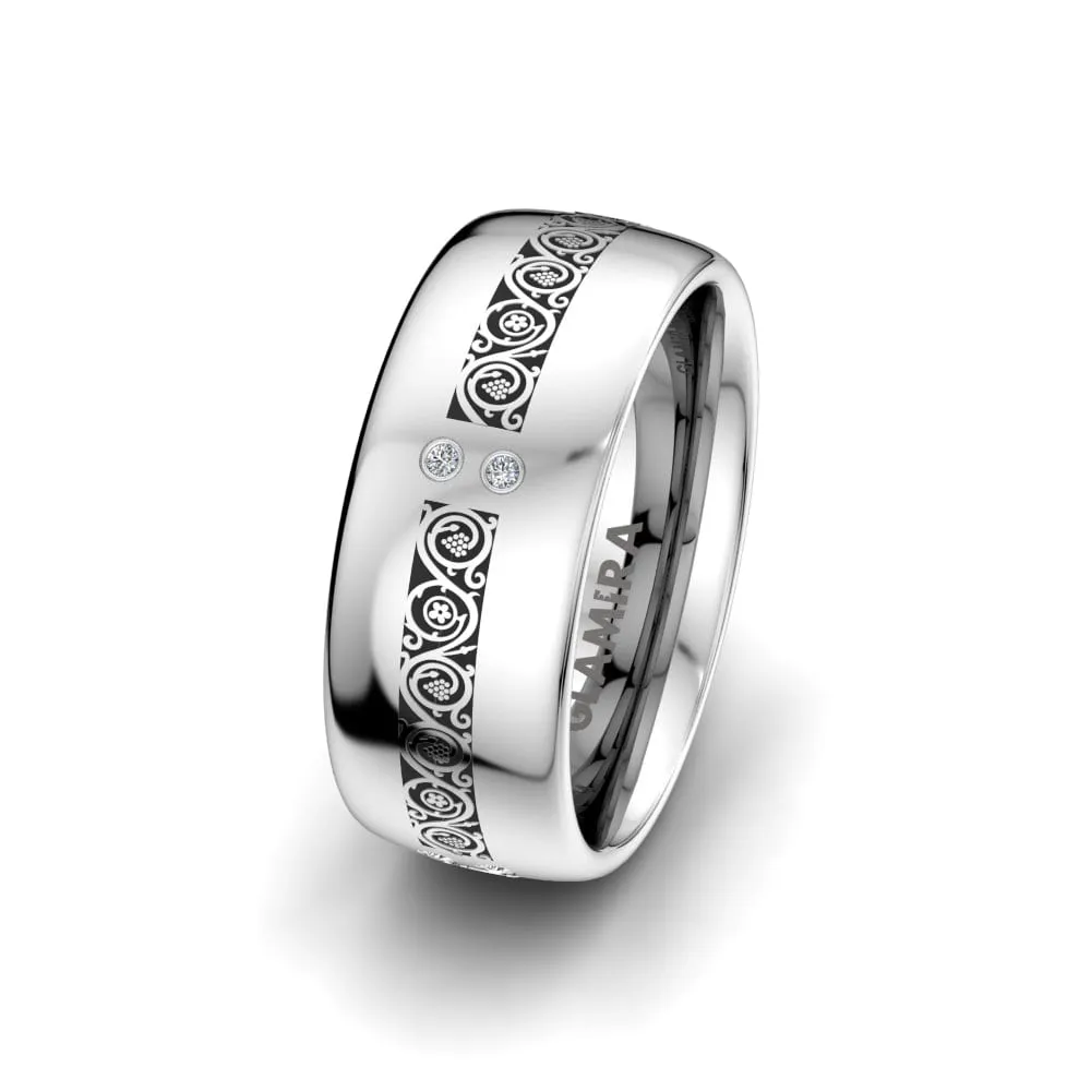 Anillo de boda Ornate Life 8 mm
