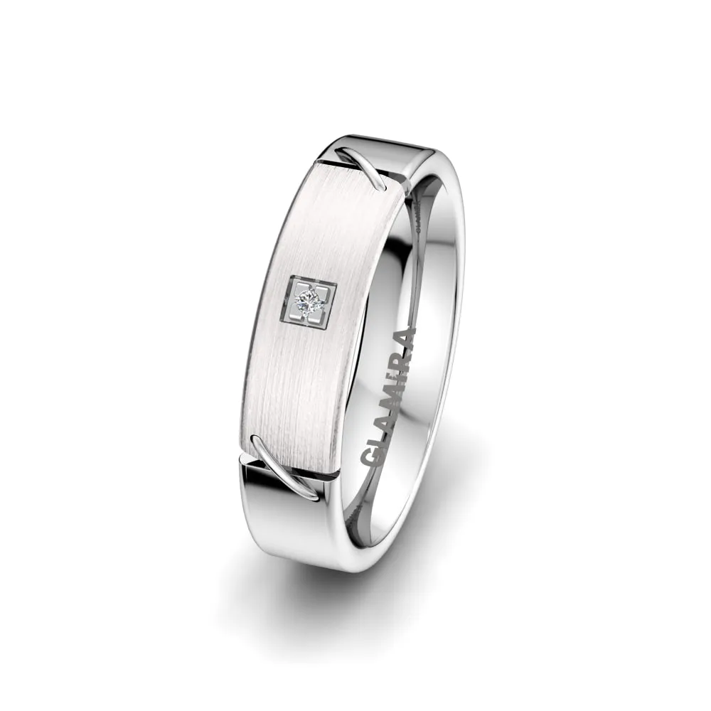 Anillo de boda Romantic Kiss 5 mm