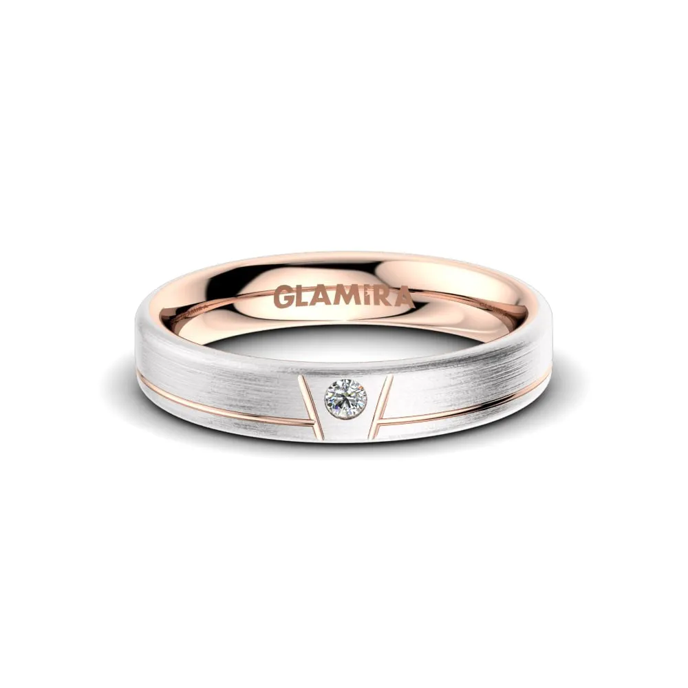 Anillo de boda Shining Moon 4 mm