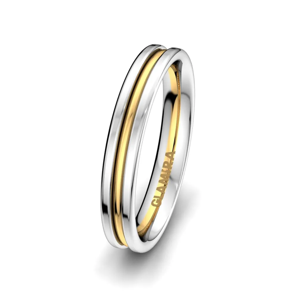 Anillo de boda White Ease 4 mm