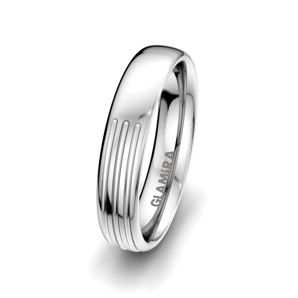Anillo de boda White Lily 5 mm