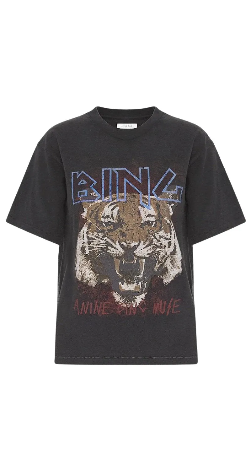 ANINE BING Polera Tiger