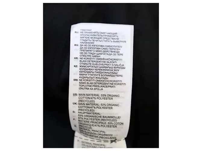 Autre Marque Camiseta recortada de algodón orgánico negro Adidas por Stella McCartney Future Playground 