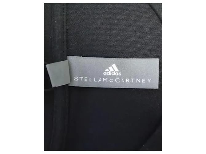 Autre Marque Camiseta recortada de algodón orgánico negro Adidas por Stella McCartney Future Playground 