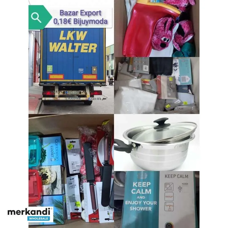 Bazar sobrestock grandes almacenes Exportación