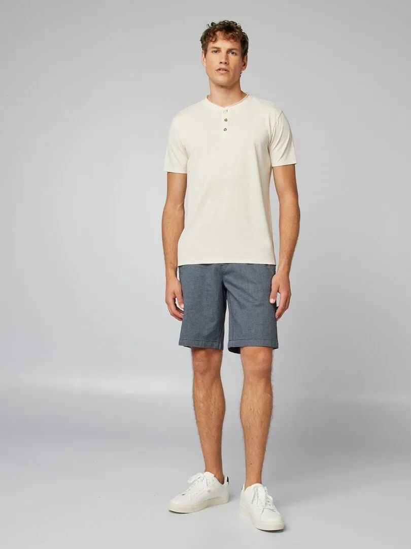 BERMUDAS TIPO CHINO DE SARGA  AZUL