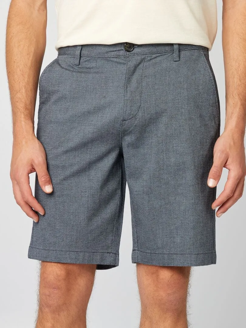 BERMUDAS TIPO CHINO DE SARGA  AZUL