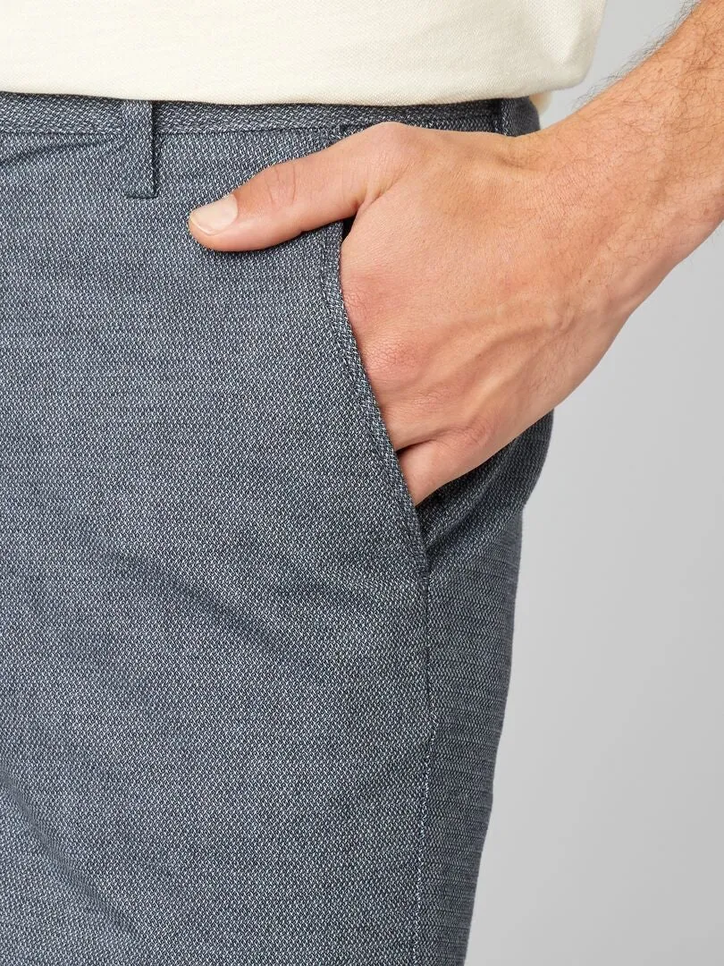 BERMUDAS TIPO CHINO DE SARGA  AZUL