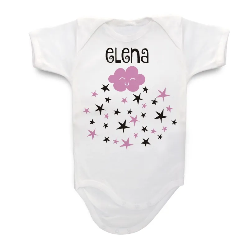 Body Bebé Personalizado Estrellas