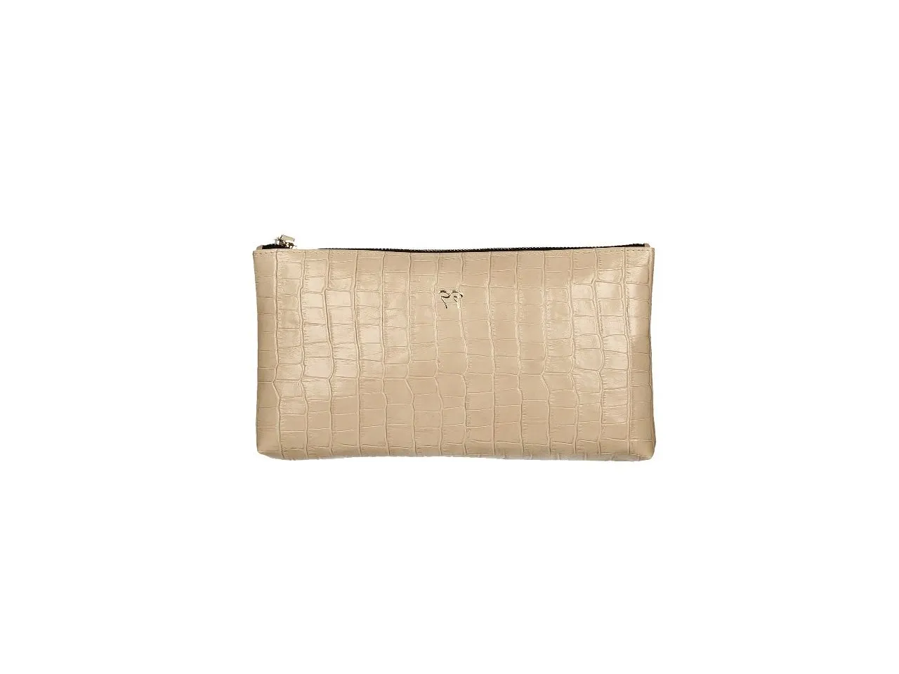 Bolsa Mano Coco Beig Letras Doradas