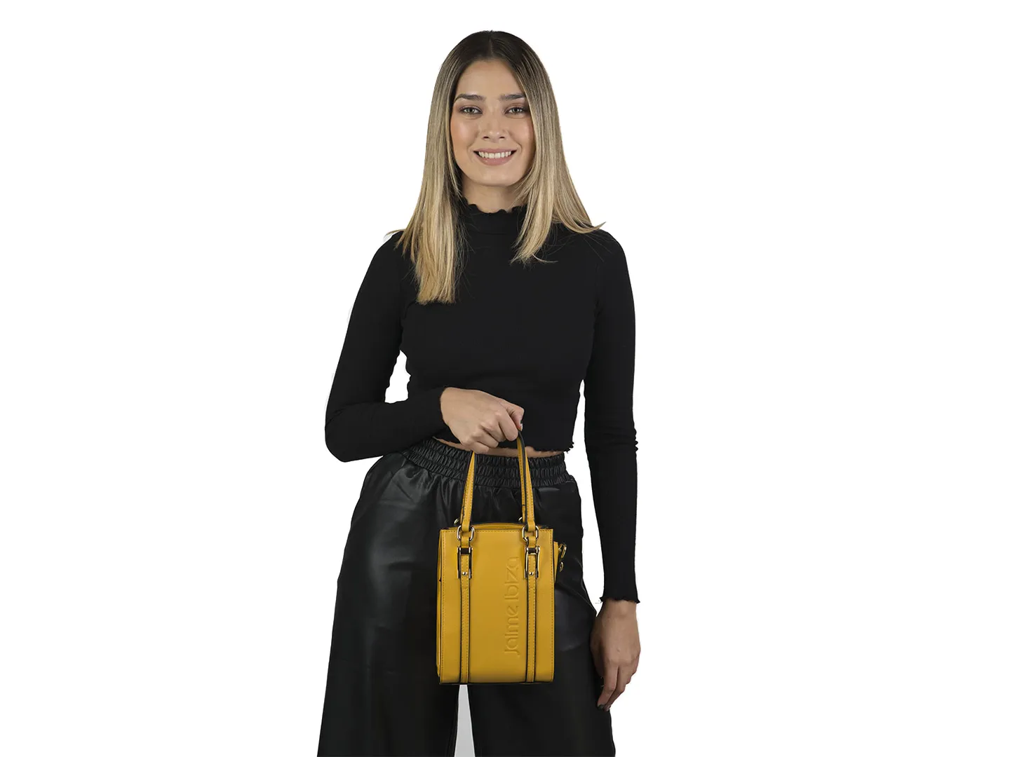 Bolso Chico Jaime Ibiza Raices Color Mostaza
