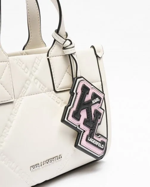 Bolso de mano Karl Lagerfeld 240W3095 Blanco