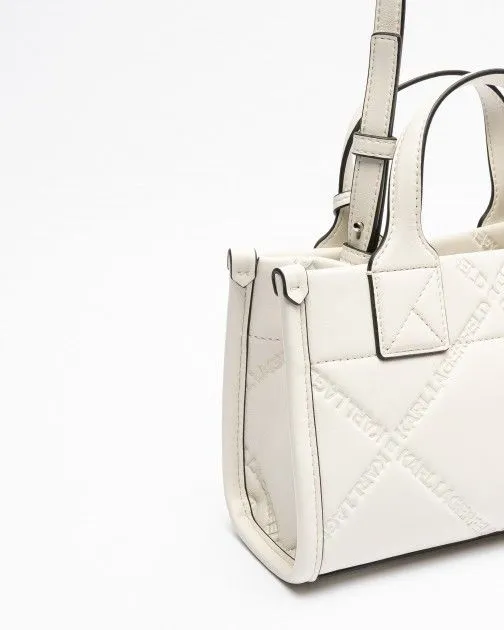 Bolso de mano Karl Lagerfeld 240W3095 Blanco