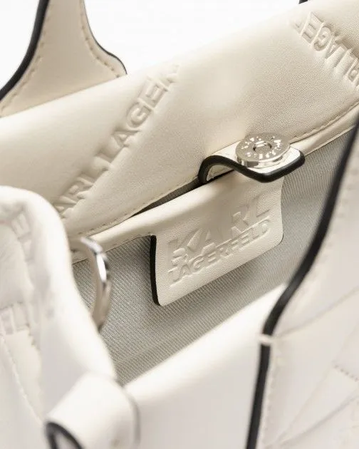 Bolso de mano Karl Lagerfeld 240W3095 Blanco