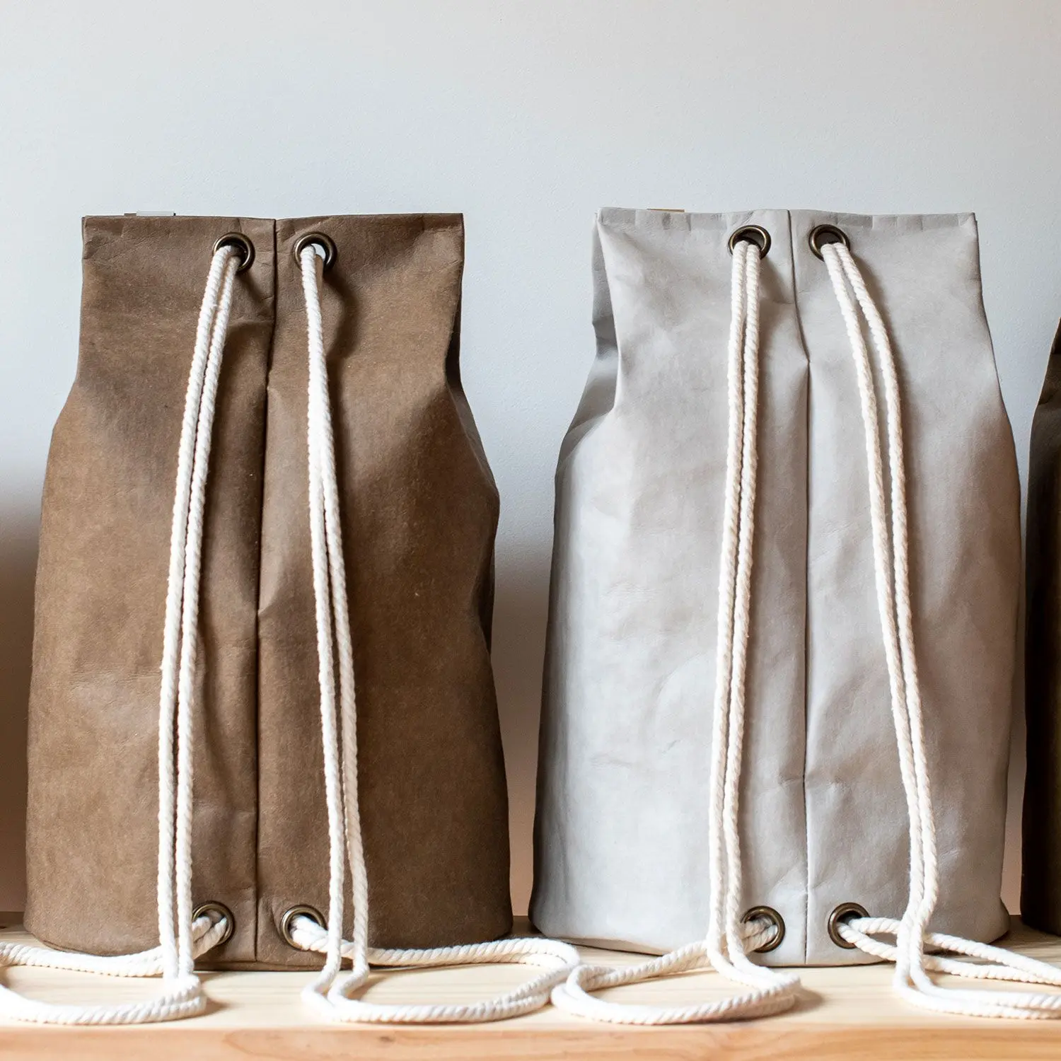 Bolso saco grande de papel lavable