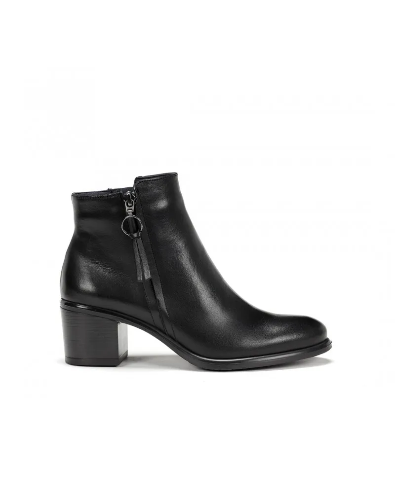 Bota de piel confort de tacón bajo | FLUCHOS LEXI D8606 cuero