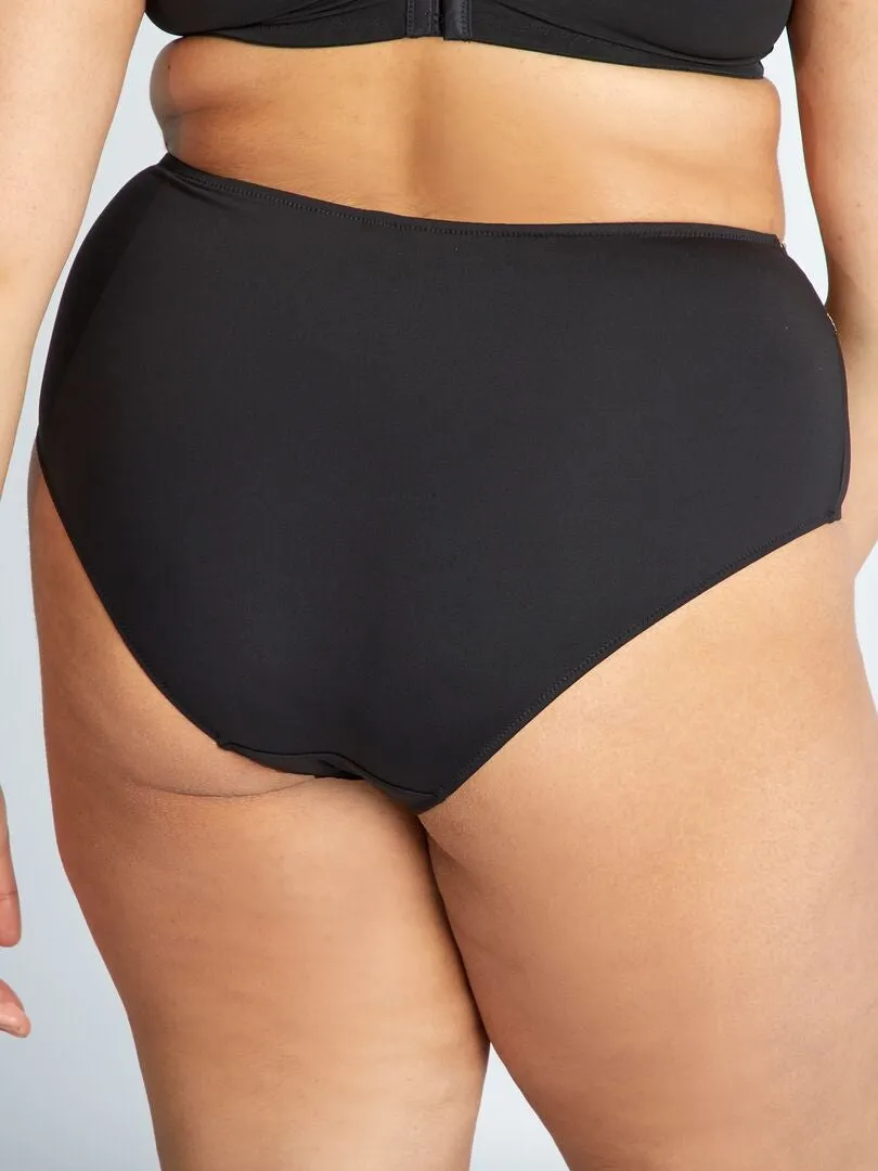 BRAGUITA DE ENCAJE TEJIDO  NEGRO