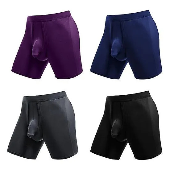 Bóxers Alargar Protector Secado Rápido Sexy Cintura Media Hombres Bragas Ropa