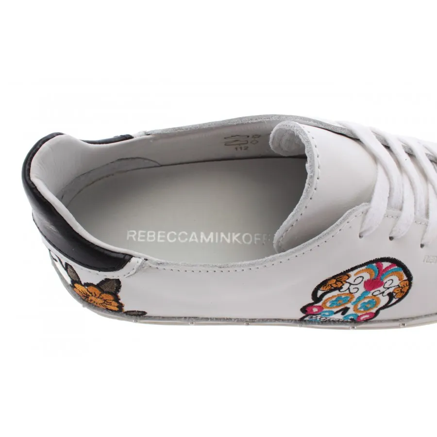 Calzado Mujer Sneakers REBECCA MINKOFF 00MS NA01 Michell Skull Nappa White New