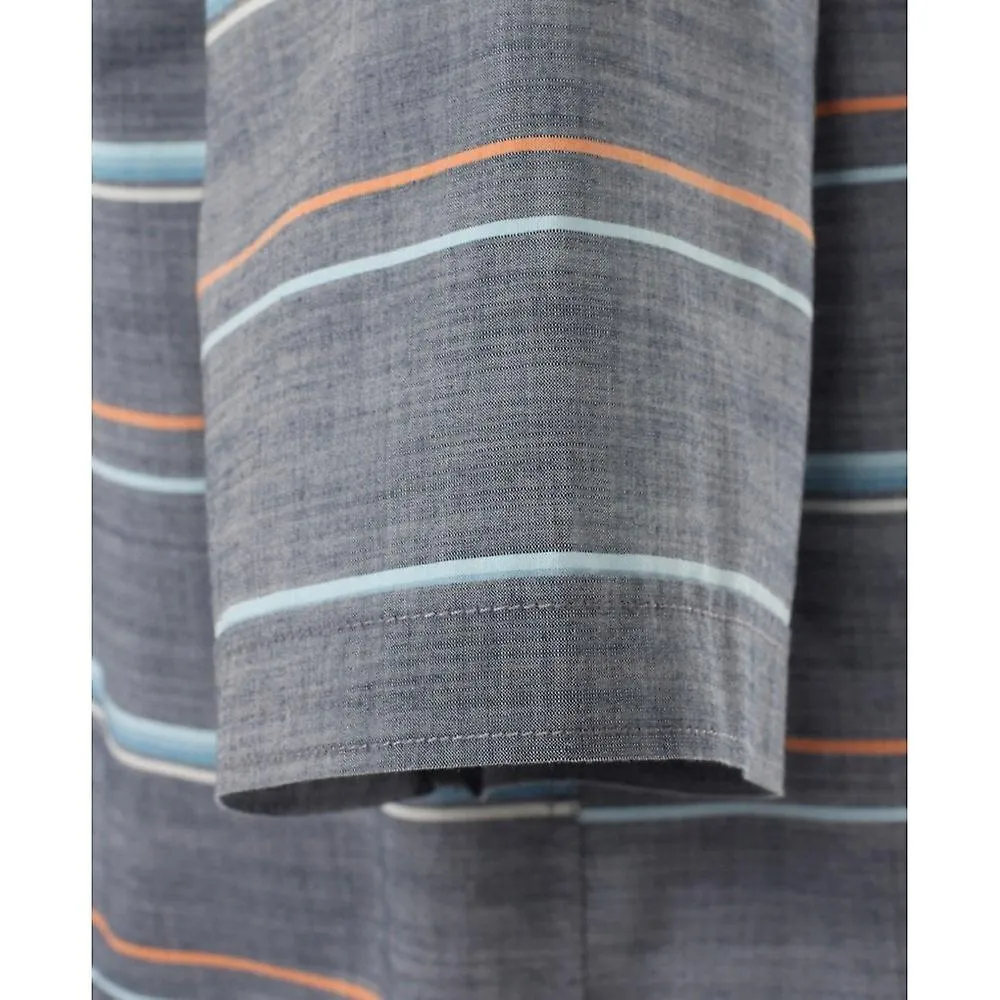 Camisa de manga corta con rayas horizontales CASA MODA para hombre