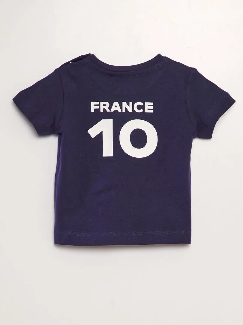 CAMISETA DE ALGODóN  EUROCOPA 2024  AZUL
