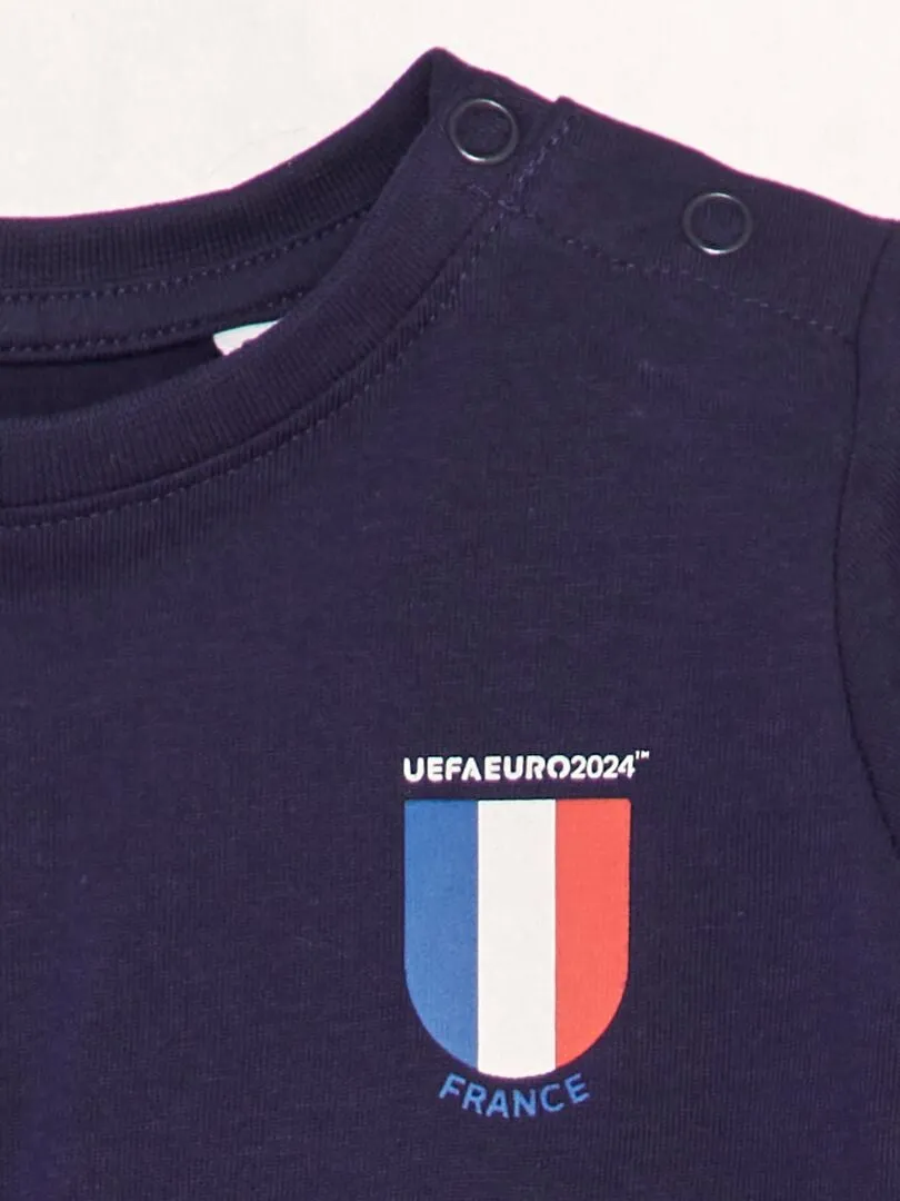 CAMISETA DE ALGODóN  EUROCOPA 2024  AZUL