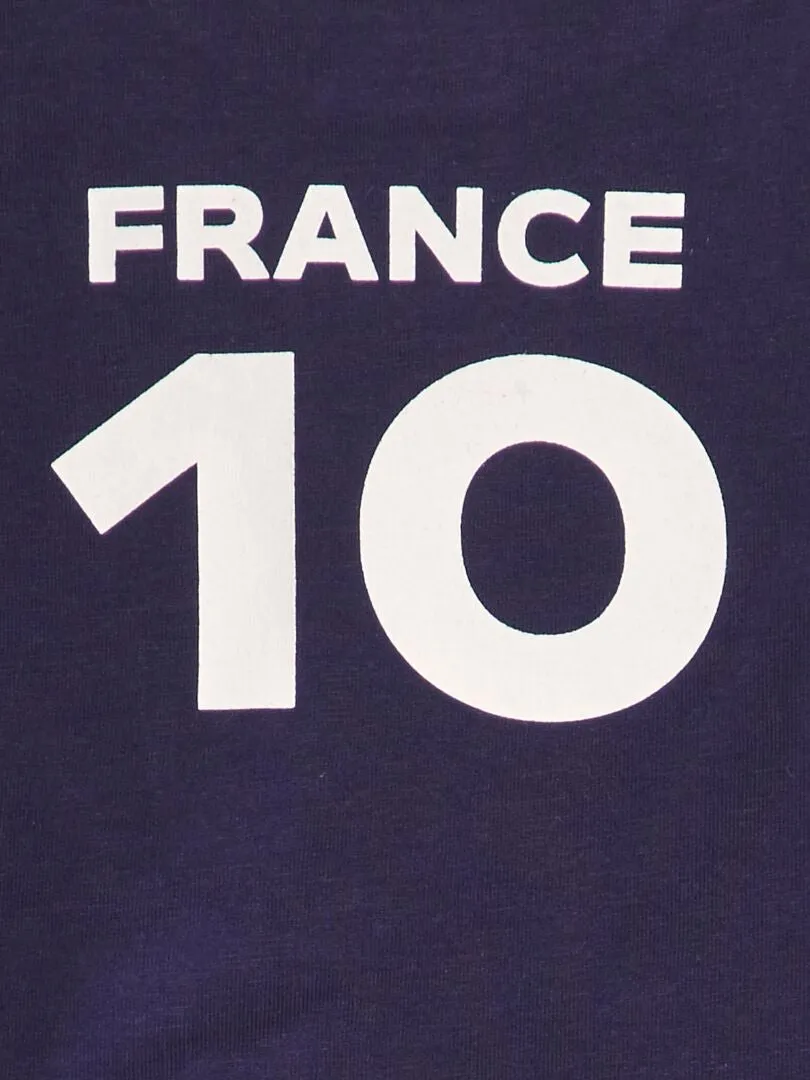 CAMISETA DE ALGODóN  EUROCOPA 2024  AZUL