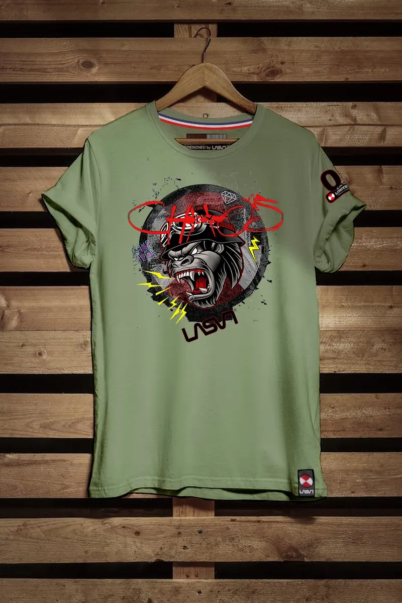 Camiseta de hombre CHAOS kaki