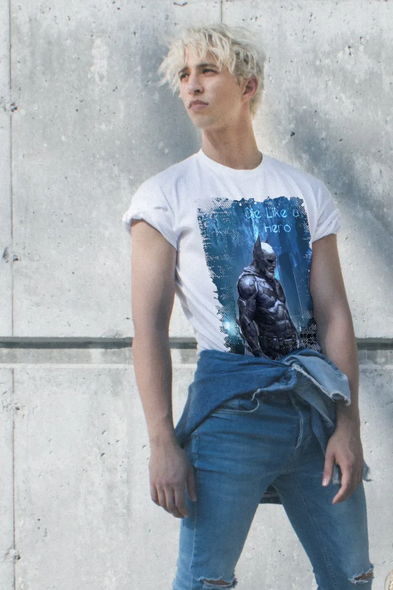 Camiseta de hombre DIE blanca